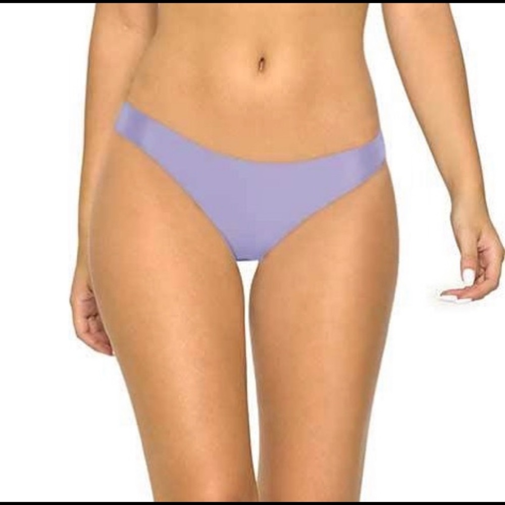 PilyQ Purple Reversible to White Seamless Bottoms